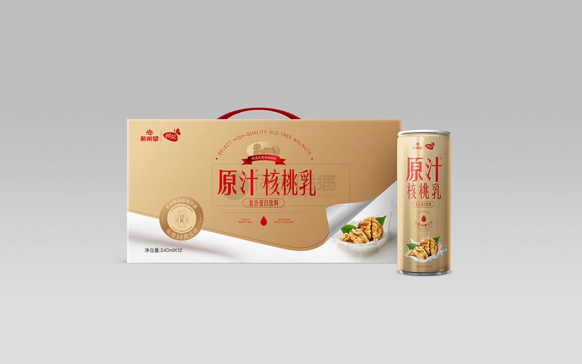 花生乳食品包裝設計