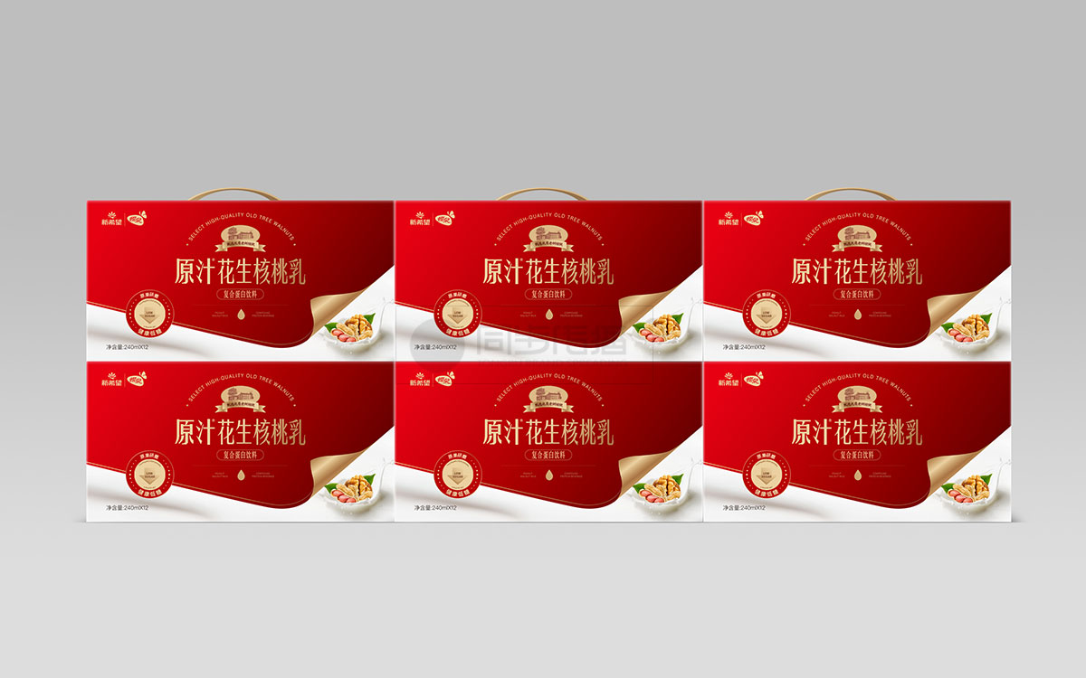 花生乳食品包裝設計