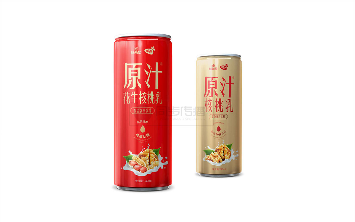 花生乳食品包裝設計