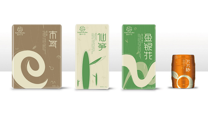 溆水山寶标志設計，包裝設計