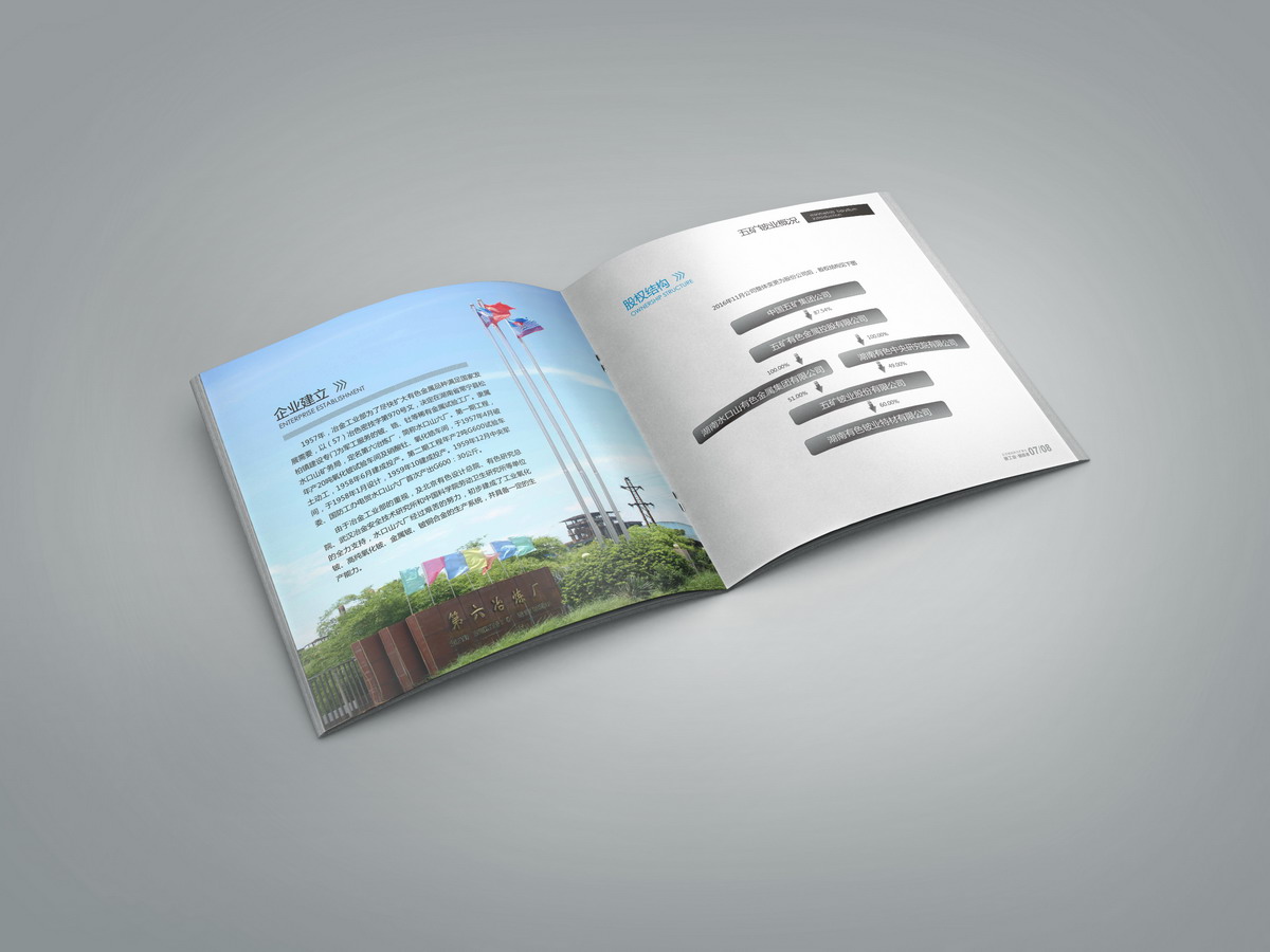 中國(guó)五礦铍業畫冊設計