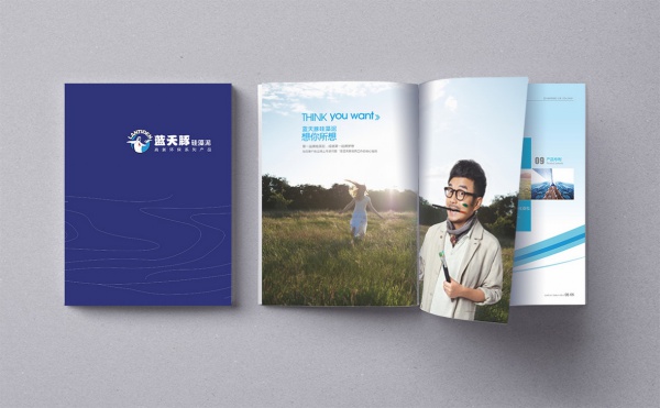 藍天豚矽藻泥畫冊設計、宣傳冊設計